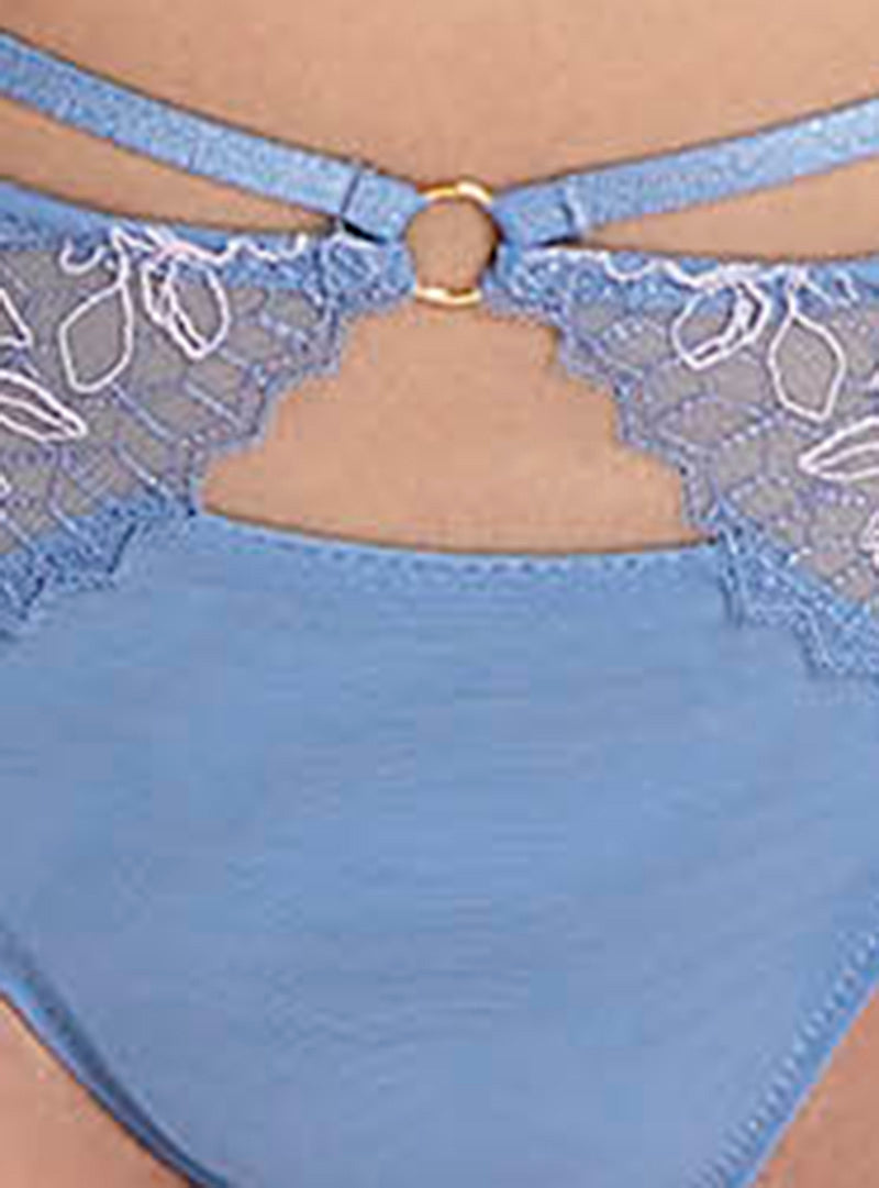 Panache: Valentina Luxe Plunge Bra Denim Blue