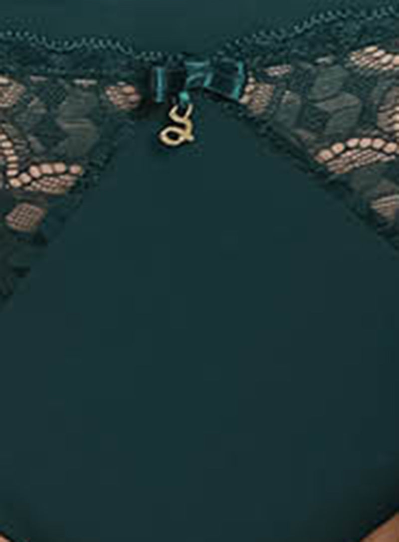 Samanta Lingerie: Rosalia Soft Full Cup Side Support Bra Emerald