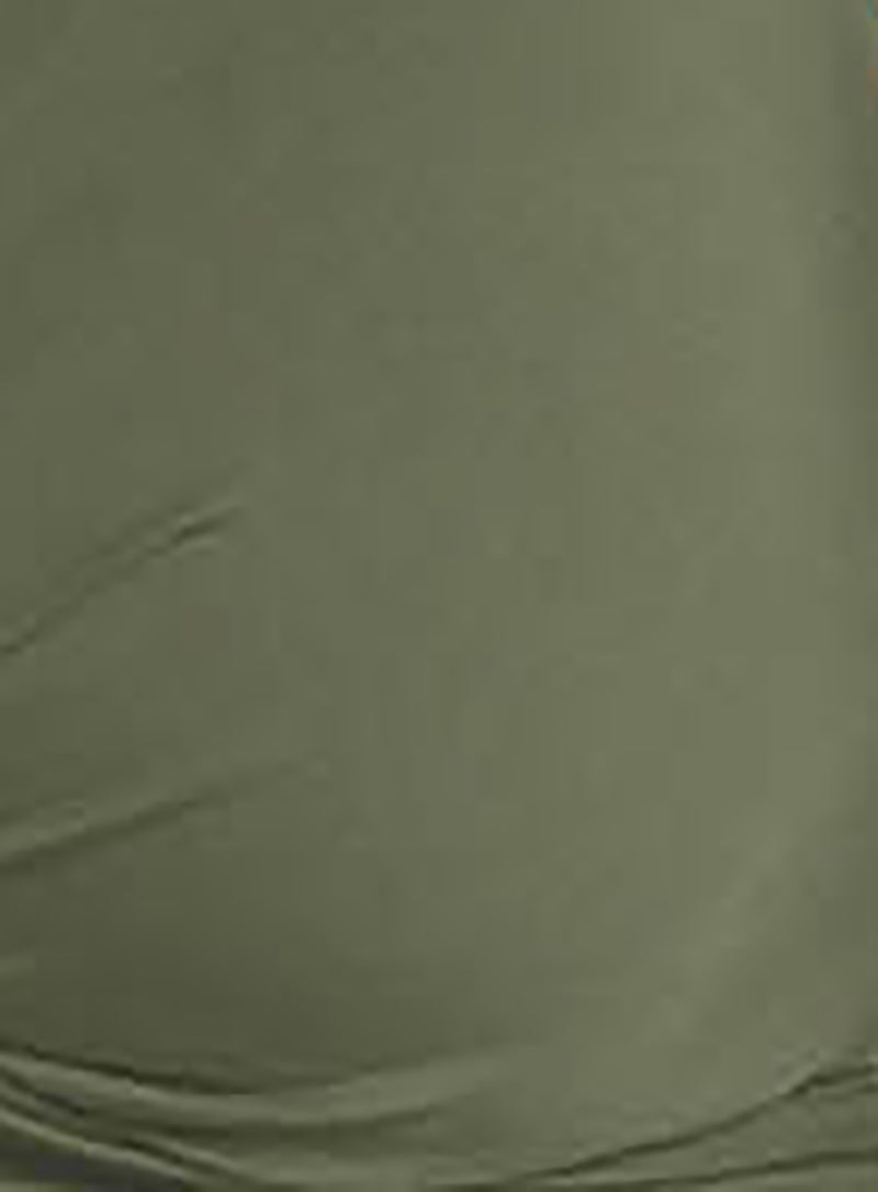 Sea Level: Eco Essentials Cross Front Multifit Singlet Top Khaki