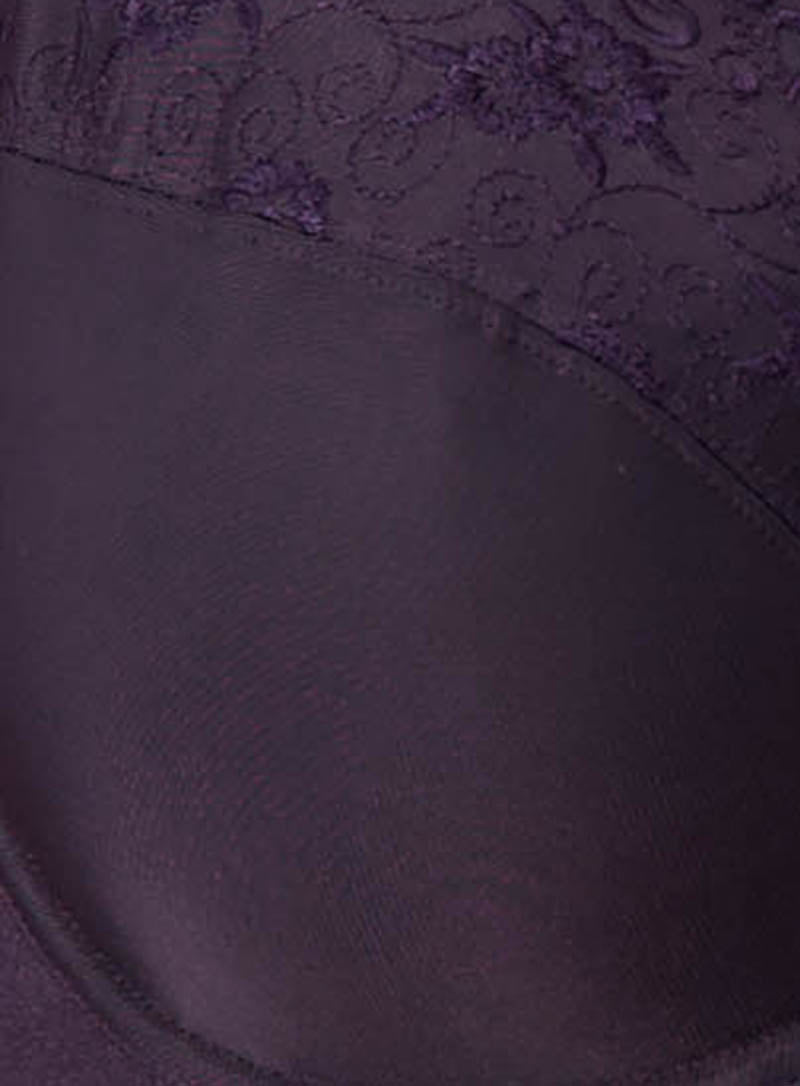 Triumph: Embroidered Minimiser Underwired Bra Blueberry