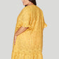 Artesands Carnivale Chopin Perforated Knit Dress Cover Up Ochre_Ochre
