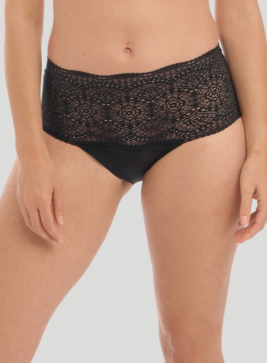 Fantasie: Lace Ease Invisible Stretch Full Brief Black