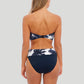 Fantasie Swimwear: Carmelita Avenue Underwired Bandeau Bikini Top French Navy