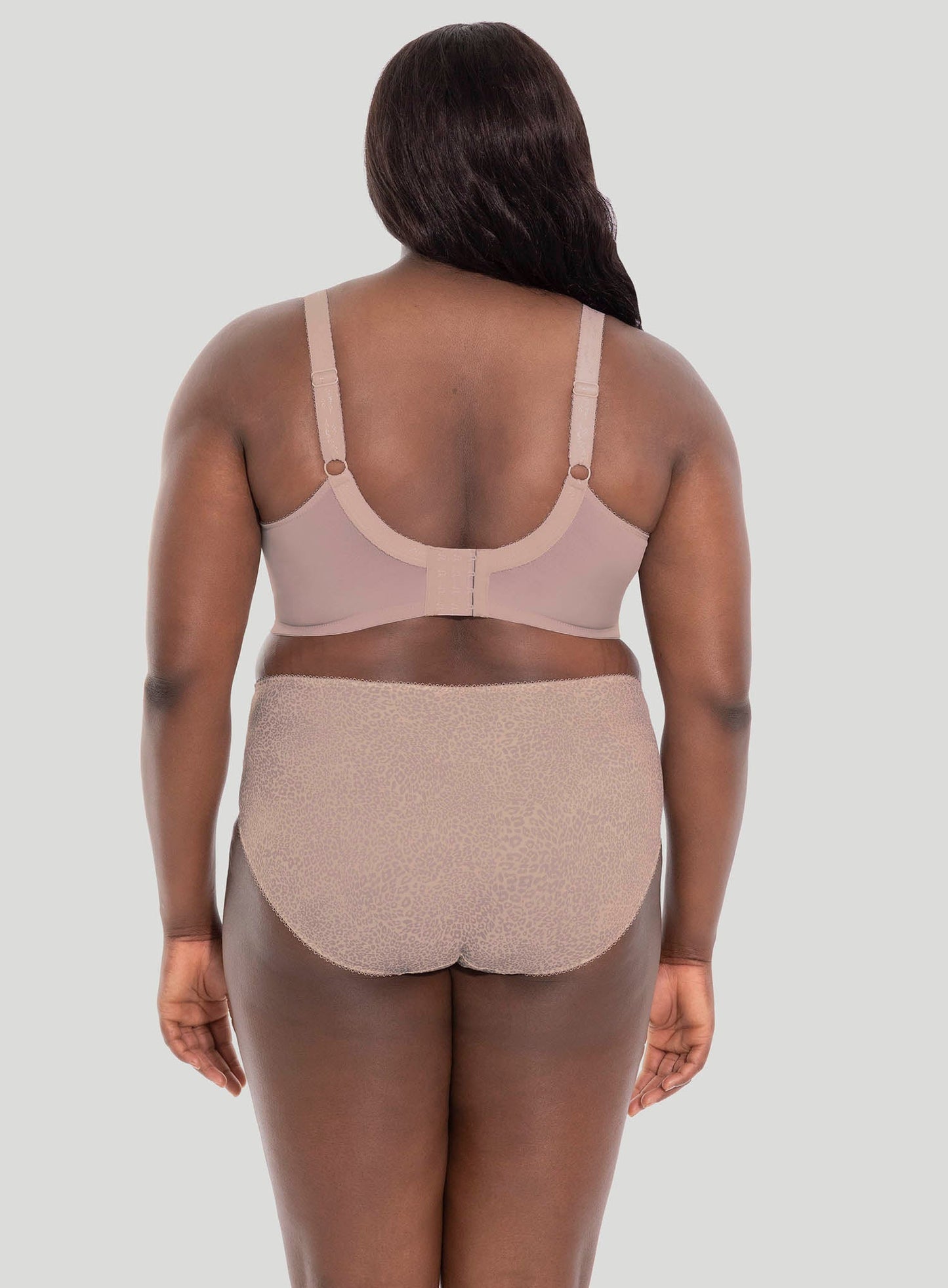 Goddess: Kayla Underwired Full Cup Bra Taupe Leo