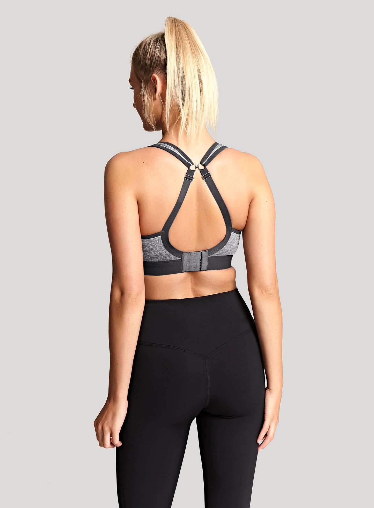 Panache Sport: Moulded Non Wired Sports Bra Charcoal Marl