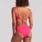 Sea Level: Eco Essentials Retro High Waist Bikini Pant Hot Pink