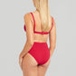 Sea Level: Eco Essentials Retro High Waist Bikini Pant Red